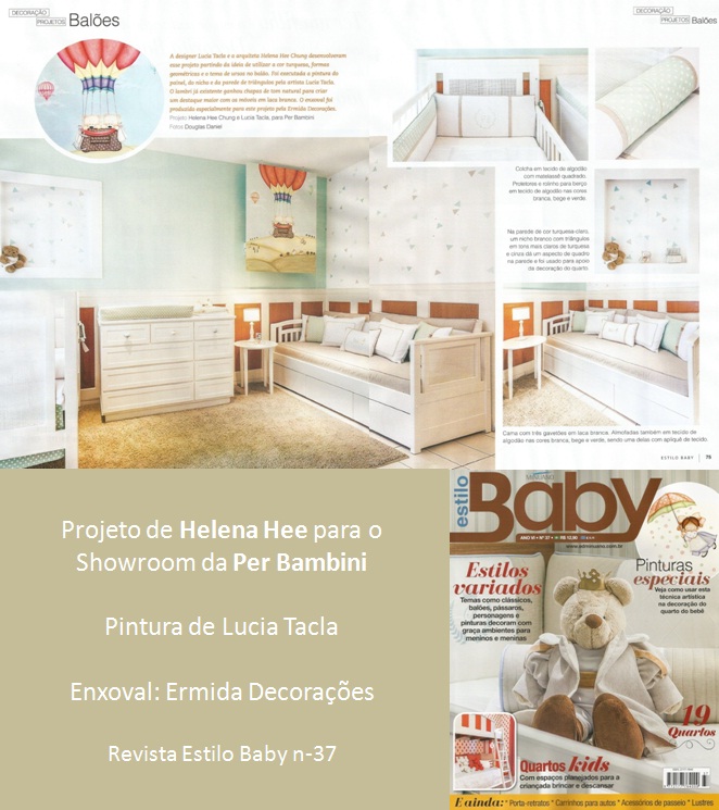 Projeto Helena Hee na revista Estilo Baby n.37 deste mês!